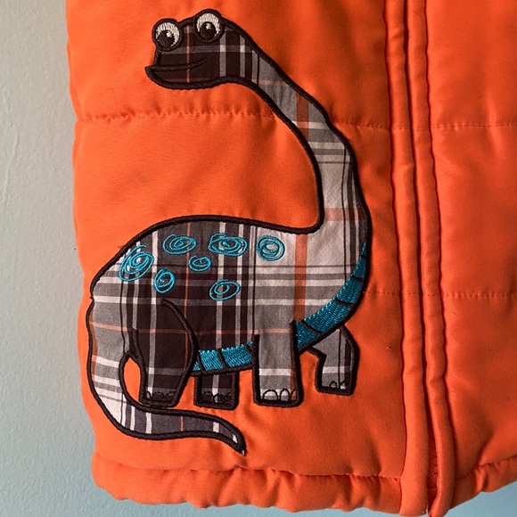 WonderKids cozy zippered dinosaur vest - 3T - Picture 3 of 7